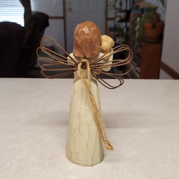 2001 Demdaco Willow Tree Ornaments Angel Of Friendship 4" Tall No Box - Picture 3 of 5